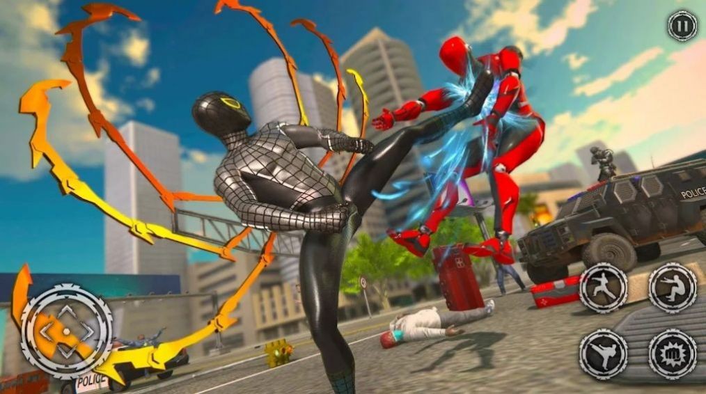 蜘蛛机器人绳索英雄营救(Spider Robot Rope Hero Rescue)图1