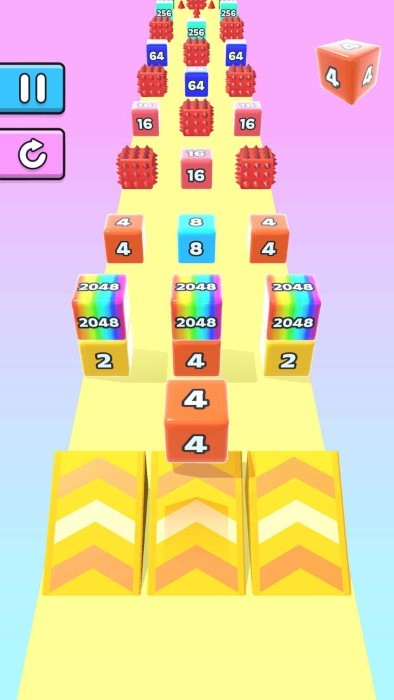 果冻快跑2048(Jelly Run 2048)图1