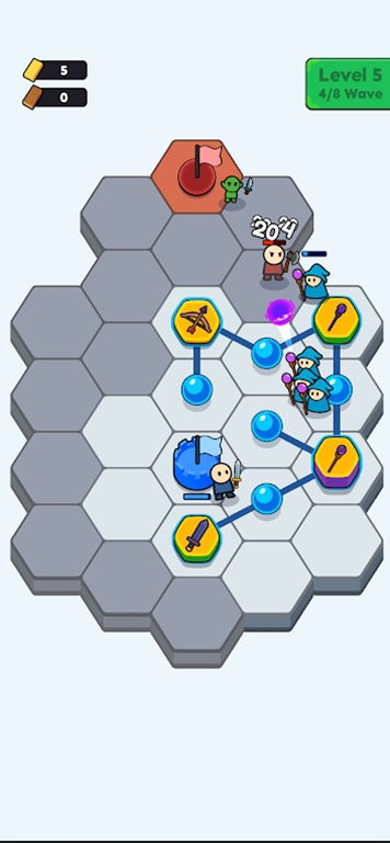 六边形冲锋：能量战棋（Hex Charge）游戏图2