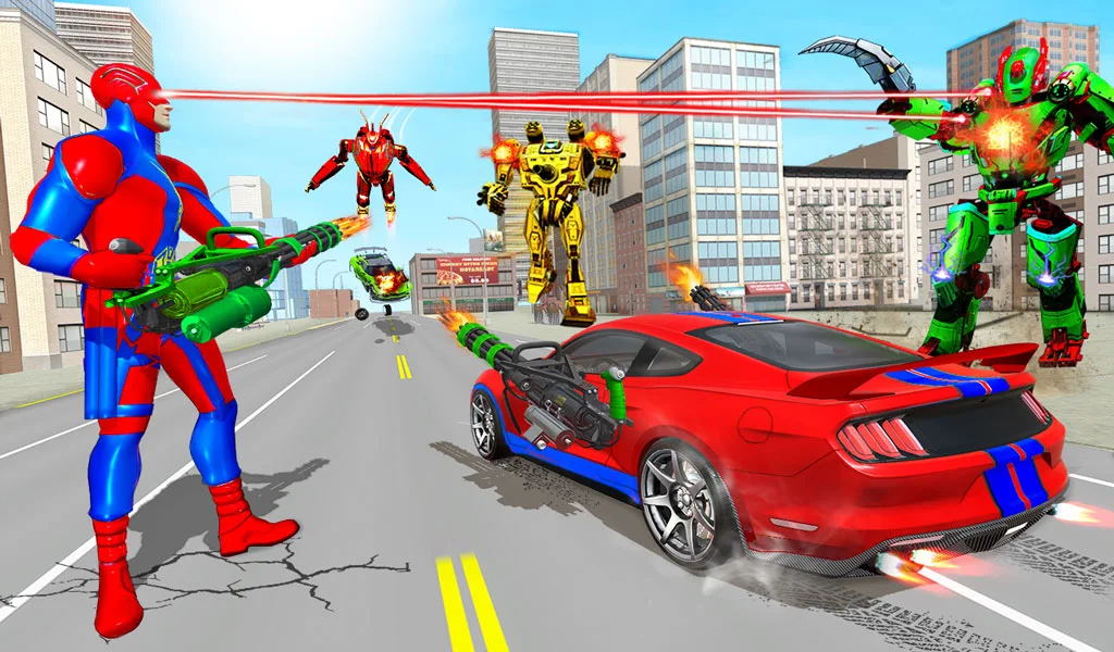 音速超人城市英雄（Flying Superhero Laser Robot）图2