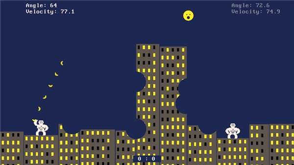 复古大猩猩火炮（Retro Gorilla Artillery Game）图1