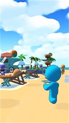 海滩烹饪大亨（Idle Beach Inc: Cooking Tycoon）图1