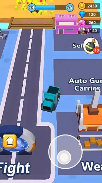 Robot Battle-Defend City游戏图1