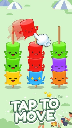 糖果分类（Marshmallow Sort Puzzle）游戏图3