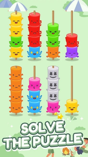 糖果分类（Marshmallow Sort Puzzle）游戏图2