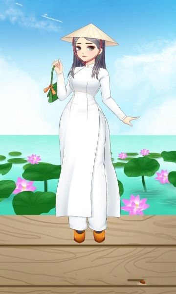 越南动漫女孩:越南时尚