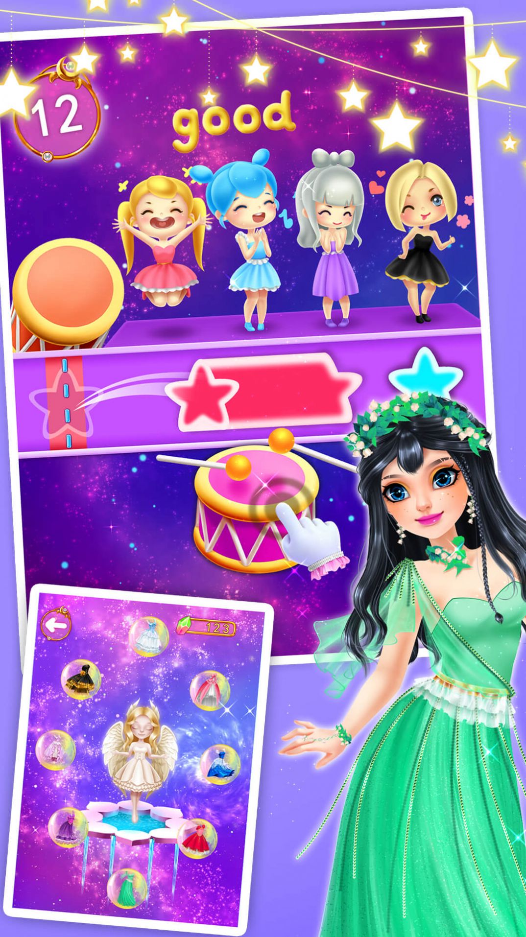 月亮和星星公主时尚服装小屋游戏图3