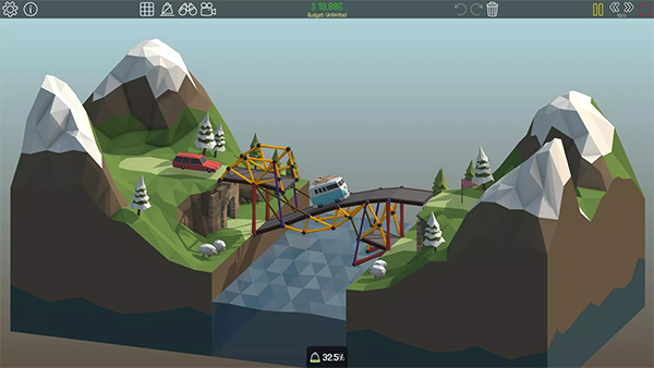 Poly Bridge游戏图1