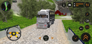 梅赛德斯卡车模拟（Axor Simulator Wood Transport）图1
