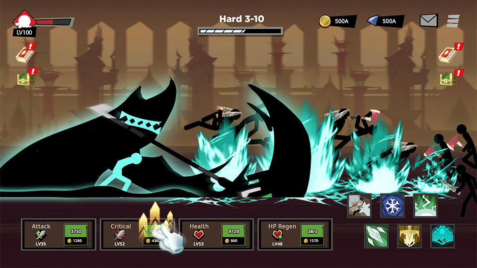 火柴人大战怪物(Stickman vs Monster: Idle Game)图2