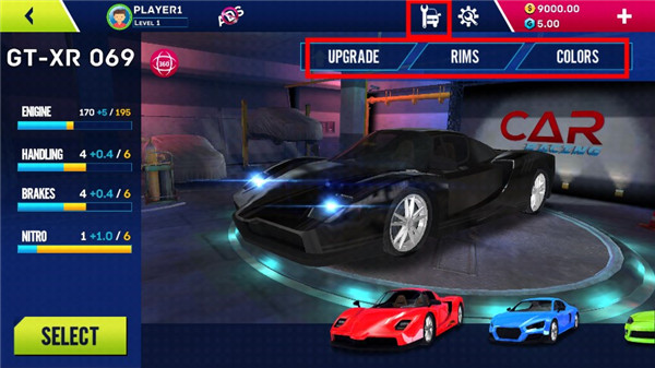 交通赛车游戏(Car Racing)图3