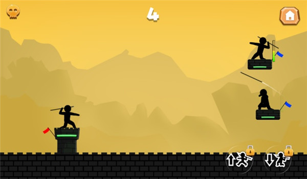 epic stickman knight hero fighting: javelin tower游戏图3