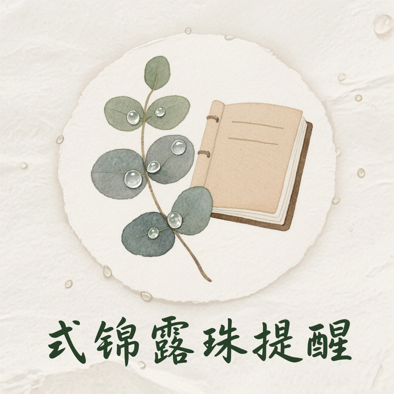 式锦露珠提醒软件图标