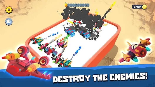 Merge Robot Rise Battle游戏图2