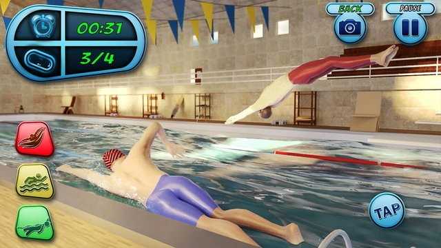 游泳比赛模拟器（Water Pool Race）图1