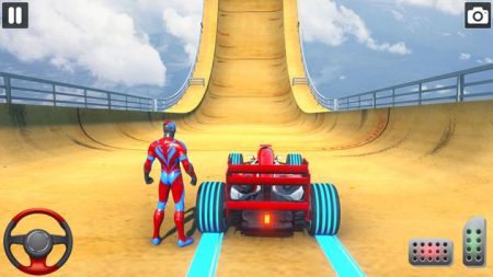 超级英雄方程式赛车特技（Superhero Formula Car Stunt）图3