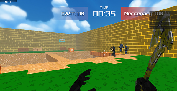 Blocky Combat SWAT游戏图1