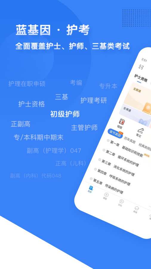 初级护师蓝基因app图1