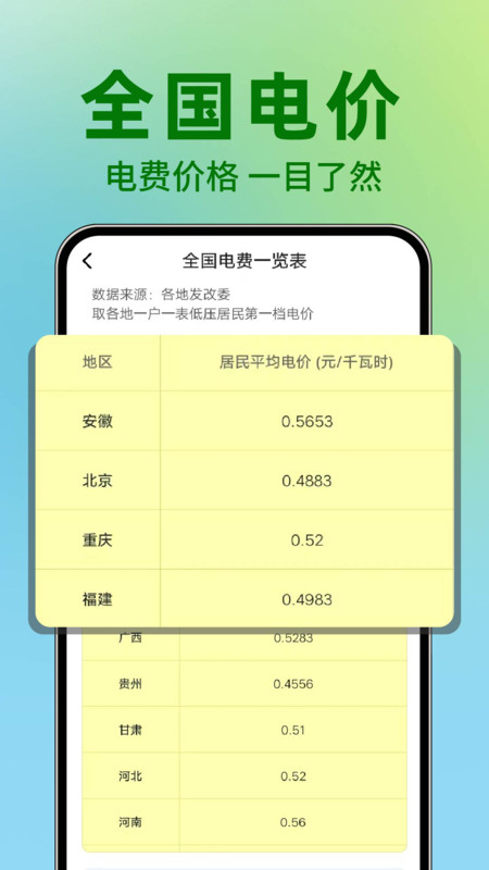 水电缴费免费计算app
