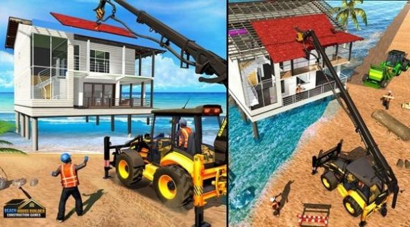 Beach House Builder Construction Games游戏