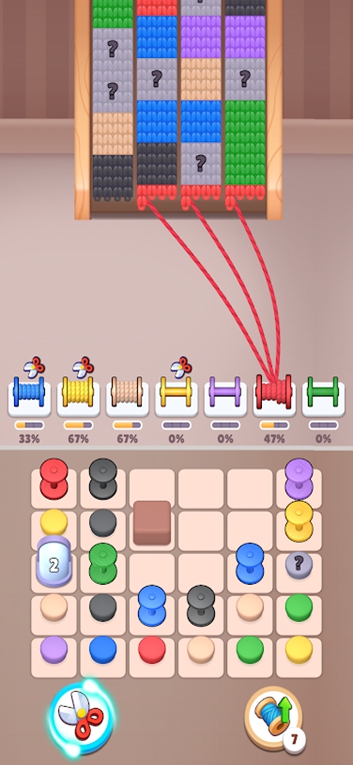 彩色针织品（Color Knitzy）游戏图3