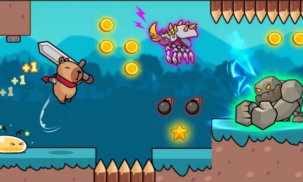 水豚世界超级奔跑手游(Capybara's World: Super Run)图1