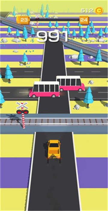 Circle Traffic Run游戏
