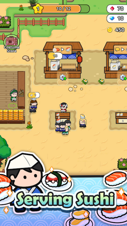 寿司村：放置厨师（Sushi Village: Idle Chef）游戏图3