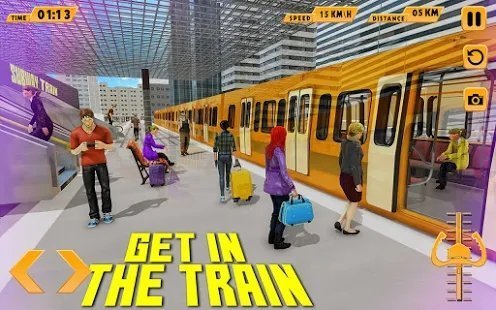高速火车司机(Modern Train Driving Simulator: City Train Games)图1