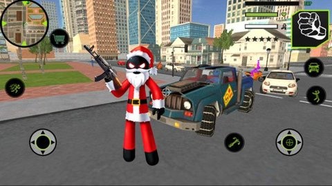 Santa Claus Stickman