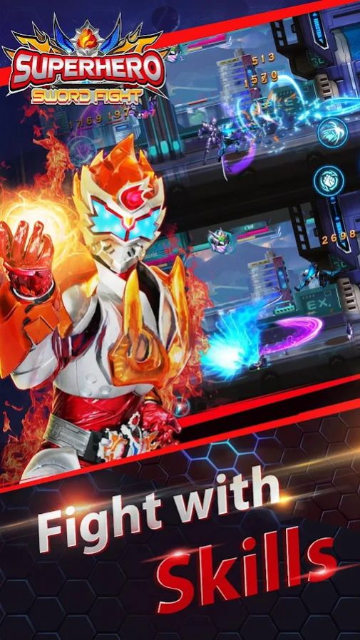 超级英雄假面骑士（Superhero Fight）手游图1