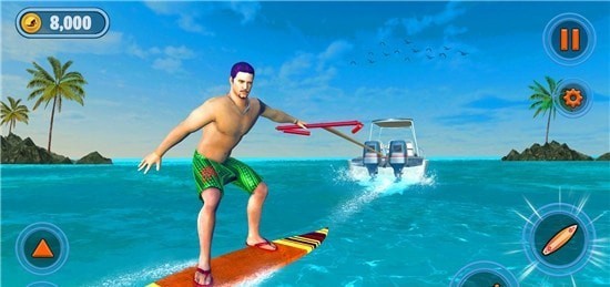 Virtual Surfer Game