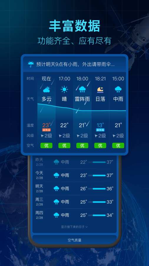 5G卫星天气app图2