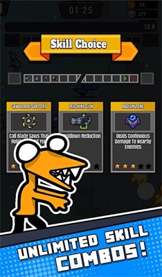 骰子头英雄幸存者(DicHead Hero Survival.io)图1