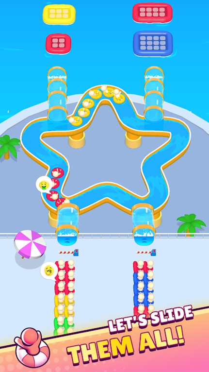 水上乐园分类（Aqua Park Sort）游戏图2