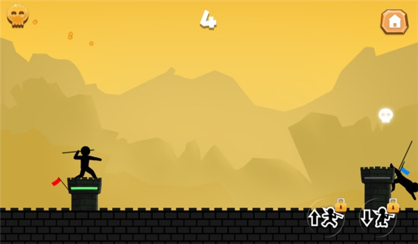 epic stickman knight hero fighting: javelin tower游戏
