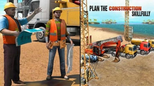 Beach House Builder Construction Games游戏图2