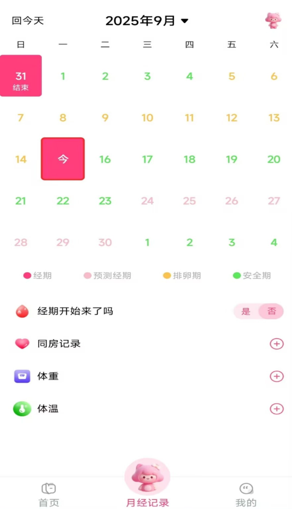 大姨妈月经记录软件图3