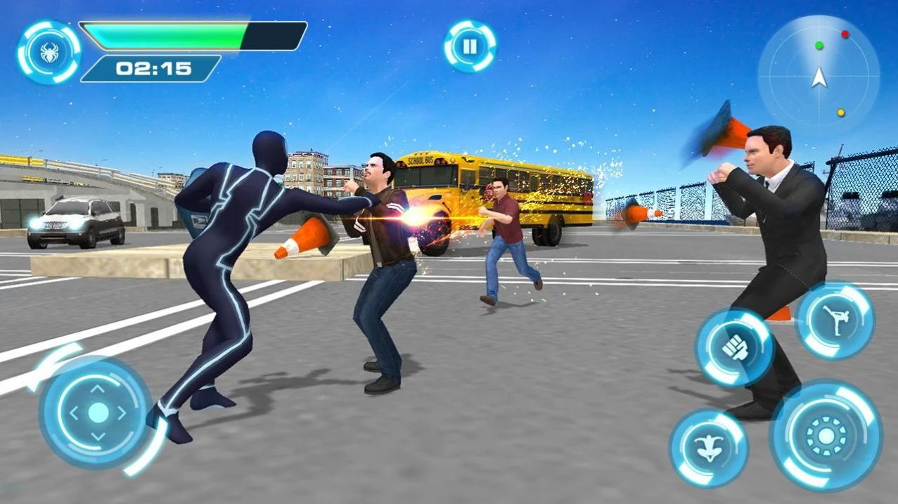 Super Hero Fighting Incredible Crime Battle游戏