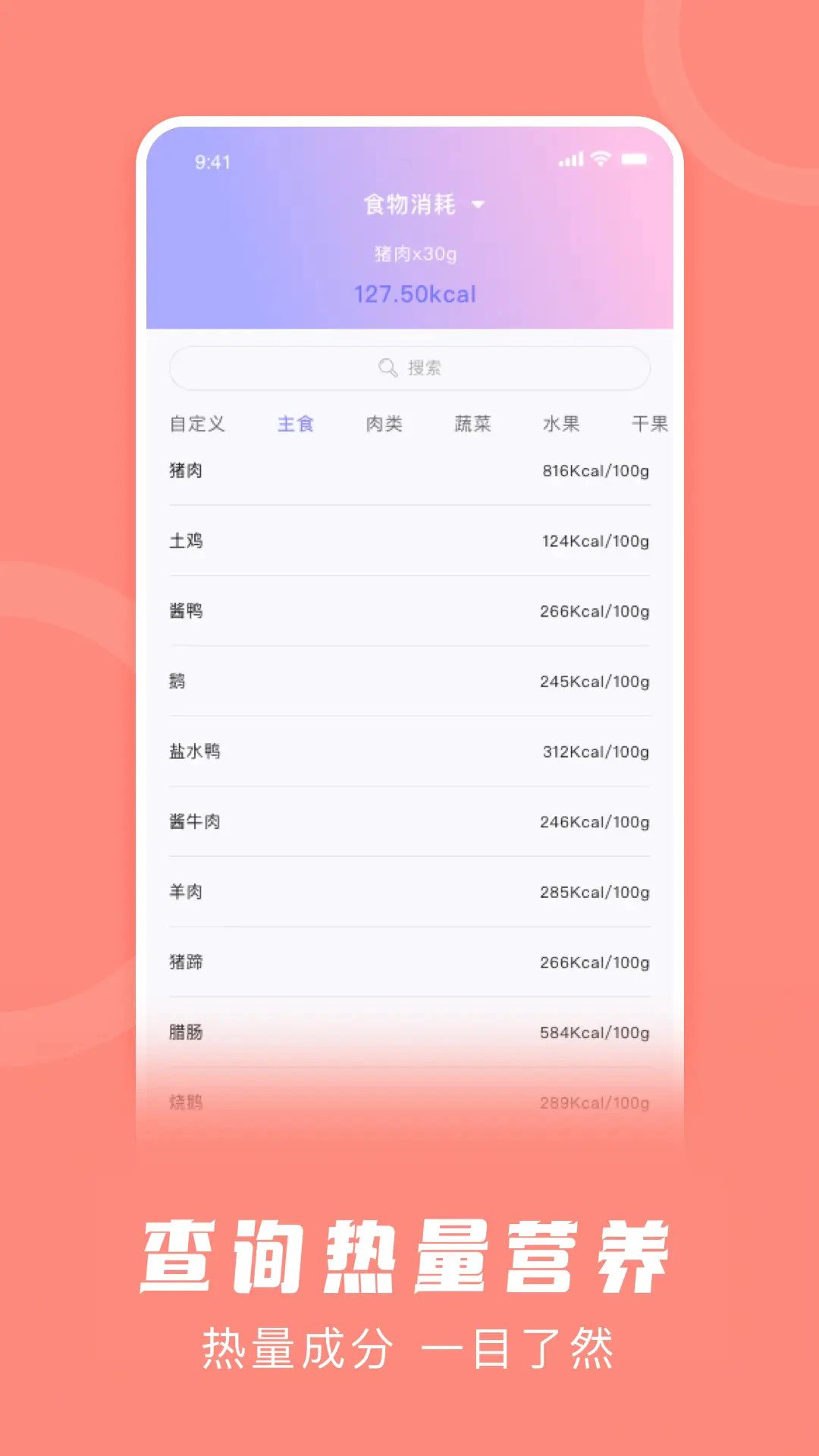 卡路里计算器app