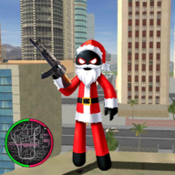 Santa Claus Stickman图标