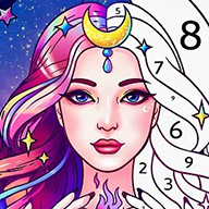 柒绘数字涂色游戏图标
