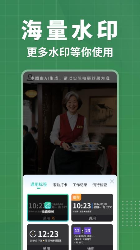 考勤专属水印相机app图1