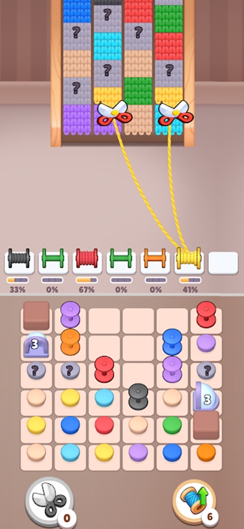 彩色针织品（Color Knitzy）游戏图2