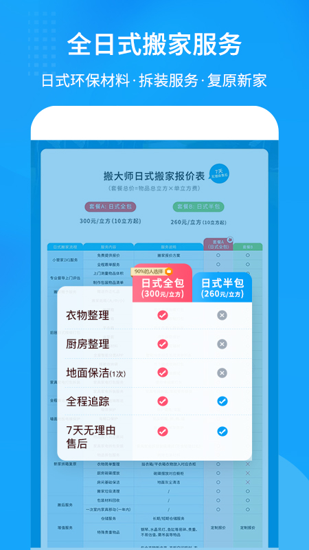搬大师日式搬家app图1