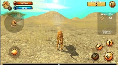 Wild Cheetah Sim游戏图2