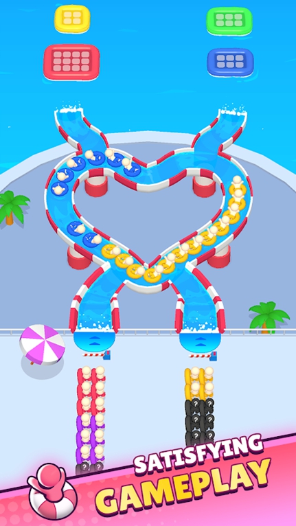 水上乐园分类（Aqua Park Sort）游戏图1