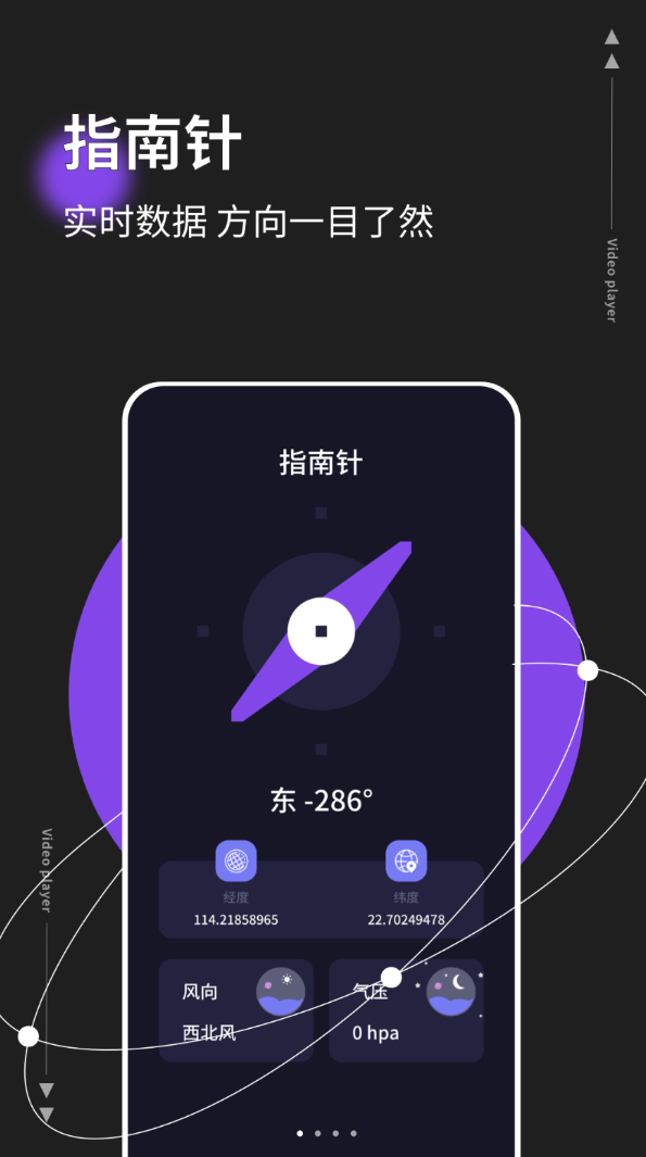 指南针经纬度定位app