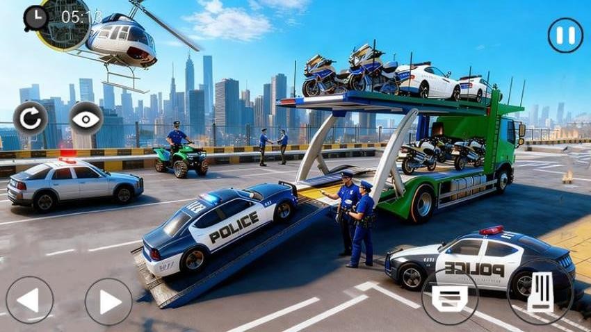 城市警车行动游戏图3