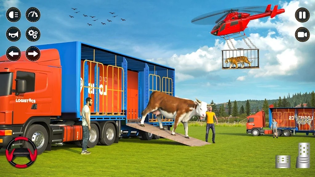 US Animal Transport Truck Sim图3